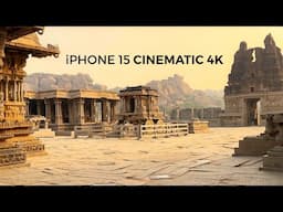 iPhone 15 Cinematic 4K - Short film - Chasing the History | HAMPI