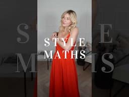 Style Maths 🟰 How to style a casual red dress for Spring