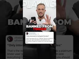 He got a lifetime Tinder ban for this…