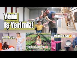 YENİ İȘ YERİMİZİ GÖSTERİYORUZ!🔥 Kızım Kıyafetlerimi Puanladı😅🌸 Bahar Alışverişi + Aile Mangalı