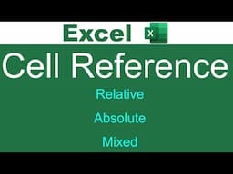 Excel  Relative and Absolute Cell References