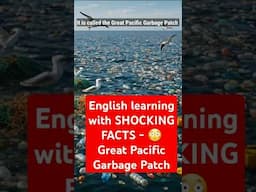 English learning with SHOCKING FACTS | Great Pacific Garbage Patch   #learnenglish #ieltsvocabulary