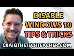 How To Disable Windows 10 Tips And Tricks (2022)