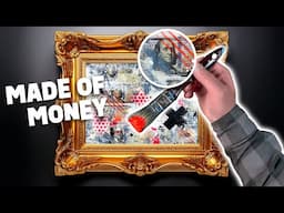 The $1,000 Painting Canvas - Making Art with MONEY!