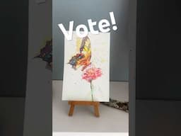 Vote for your favorite watercolor butterfly painting and say why it’s your choice