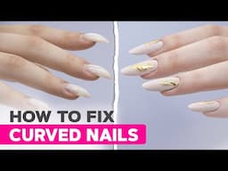 DON'T RUIN Your Nails! | Fixing Curved Nails with Dual Forms