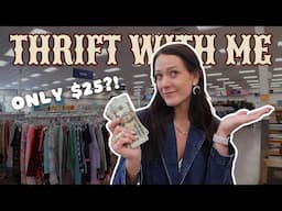 What Can You REALLY Find for $25 at Thrift Stores? THRIFT WITH ME!