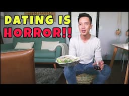 dating is HORROR 🔪⚰️👹 • talkbang • mukbang • VIETNAMESE SPRING ROLLS + PORK VERMICELLI NOODLES