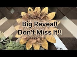 Great Thrifted Finds Get Fantastic Makeovers * Easy Sunflower Project Anyone Can Try