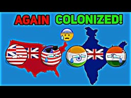 What If INDIA & USA Become Colony of BRITISH in 2025? 😱 This Will SHOCK You!😥 #Countryballs