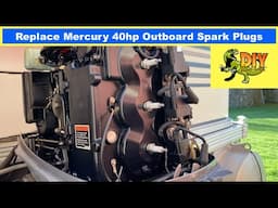 Replace 40hp Mercury Mariner outoard spark plugs