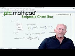 PTC Mathcad - Ballistic Worksheet with Check Box for Drag Consideration