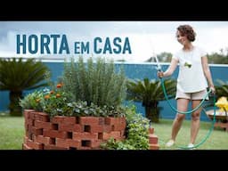 MELHOR HORTA para FAZER em CASA: método fácil