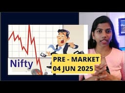 Nifty Breakdown?  | Nifty & Bank Nifty Pre-Market Report | 04 June 2025" Range & Prediction
