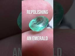 Repairing emeralds the old fashioned way