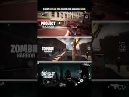 Top 3 Best OFFLINE Fps Games for Android 2025 #OfflineFpsGames #shorts #CapitalGamer7