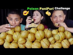 POISON PANIPURI EATING CHALLENGE WITH PUNISHMENT @BudaBudiVlogs