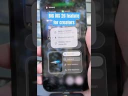iPhone Gets Audio Input Controls with iOS 26