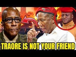 Julius Malema Respond Back To Gen. Langley & Donald Trump Over Ibrahim Traore in His Speech