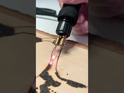 Satisfying Burn-Watch this #pyrography #shorts #art