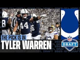 2025 NFL Draft Pick Reactions - Tyler Warren to the Colts — Fantasy Football Breakdown
