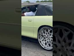 Chevy Camaro on 24’s Riding at Street Whipz Carshow