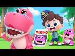 Where are Babies？🥺 | Police Rescue | Ten Little Dinosaurs | Nursery Rhymes & Kids Songs | BabyBus