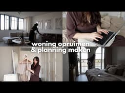 Home Vlog | Spullen opruimen, schoonmaken & plannen