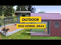 30+ Awesome Outdoor Dog Kennel Ideas to Keep Your Pup Safe & Stylish