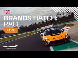 LIVE I Race 1 I Brands Hatch I McLaren Trophy Europe 2025