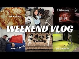 VLOG: celebrating my hubby's 30th birthday, surprise party, Niagara Falls, Il Volo concert, golfing
