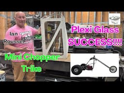 Full Custom Ian Live In The Shop Fri April 25th (LIVE ENDED)Mini Chopper Bike PlexiGlass Success!