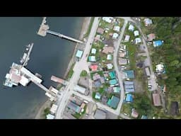 Hoonah Alaska.  Great little town.  INCREDIBLE Views of the mountains. DRONE - Hoonah Alaska - ECTV
