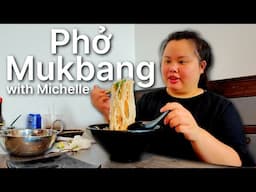 Vietnamese Phở Mukbang Beef Noodles + Eggrolls + Spring Rolls + Shrimp 먹방 Eating Show *SO GOOD!!!*