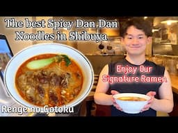 The Best Spicy and Crispy Pork Dandan Noodles at Renge no Gotoku in Shibuya