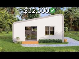 (7x8 Meters) Modern Small House Design | 1 Bedroom Cabin House Tour | an Original Design