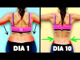 Elimina Rollitos de Cintura y Espalda PARA SIEMPRE! Quitar Grasa y Flacidez