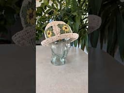Crochet this fabulous bucket hat! Link pinned in the comments. #crochet #crochetpattern #crocheting