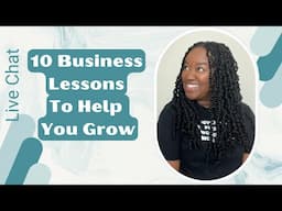 10 Business Lessons to Help Your Grow Live Chat