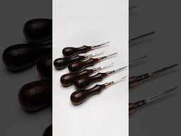Abat-carres pour le travail du cuir - Deco Cuir - 6 largeurs de coupe et déjà affûtés #LeatherEdge