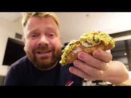 Scottish Guy Tries MIKE'S PASTRY in BOSTON (Cannoli Heaven!)