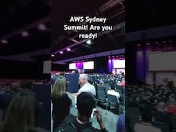 AWS Sydney Summit! let's go! #aws