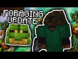 The FORAGING UPDATE effect is insane... (Hypixel Skyblock)