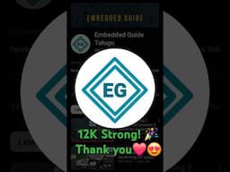 #embeddedguide #12kStrong