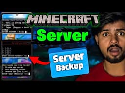 How To Backup  Minecraft Server / Worlds