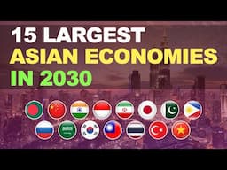 Asian Economies by GDP PPP 2030 | Largest Economies in Asia | Economies 2030 | Facts Nerd