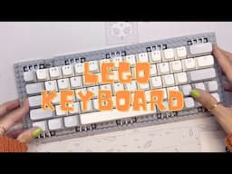 building a lego keyboard 🤖 relaxing asmr lego building