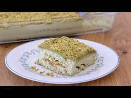 Layered Pistachio Dessert | Pistachio Icebox Cake