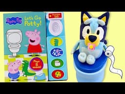 Bluey & Bingo - Potty Training with Bluey Baby and Peppa Pig!