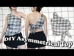 DIY Asymmetrical Top! Sewing Tutorial with Pattern 🧵